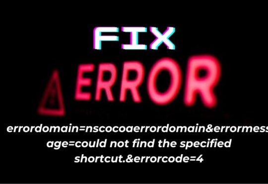 Errordomain=nscocoaerrordomain&errormessage=could Not Find The Specified Shortcut.&errorcode=4
