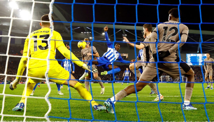 Brighton & Hove Albion F.c. Vs Tottenham Timeline