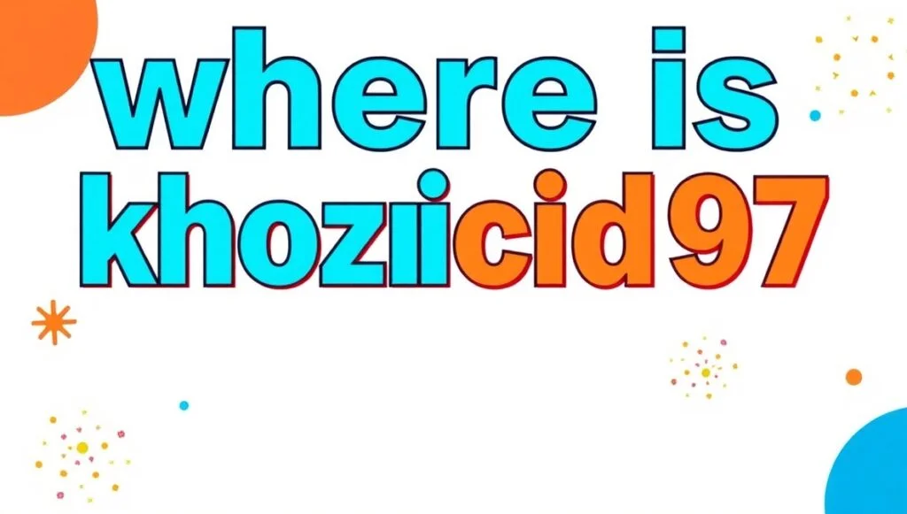 Where Is Khozicid97 Sold
