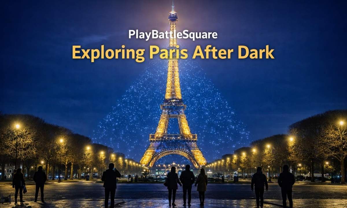 Playbattlesquare Exploring Paris After Dark